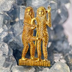 ANCIENT WISDOM OWL, costume brooch