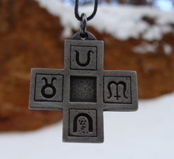 CROSS OF WEALTH AND HAPPINESS, pendant