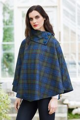 Poncho en laine irlandaise Connemara 67