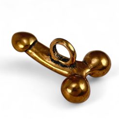 Fascinus, pendentif phallique romain, bronze