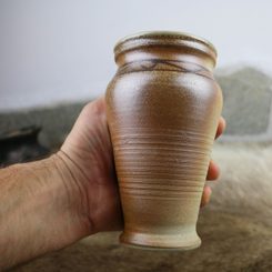 Vegvísir, geschnitztes Trinkhorn der Wikinger