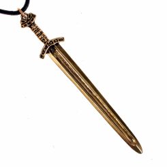 Viking sword, pendant, bronze