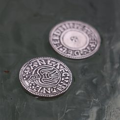 ERIC BLOODAXE, Northumbria, year 952 Replica Viking Coin, Silver 925