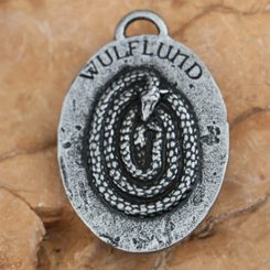 DOPPELKREIS, slawisches Amulett, Zink