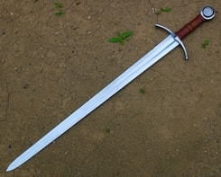 ROHAN, mittelalterliches Schwert geschmiedet, scharfe Replik