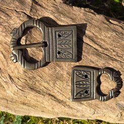 Medieval buckle and belt fitting