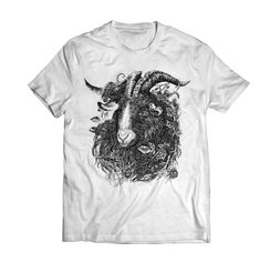GOAT, men's T-shirt white, Druid collection