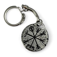 VEGVISIR, Schlüsselanhänger, Zink