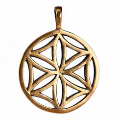 SMALL SVARGA, bronze old Slavic talisman