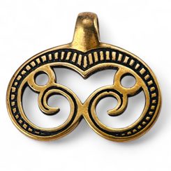 GROSSE MORAWISCHE LUNICE, Anhänger aus Bronze