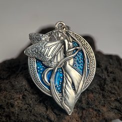 GREEN MAN, the Lord of the Nature and Rebirth, bronze pendant