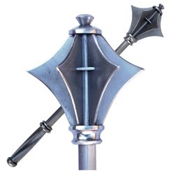 Masse médiévale, réplique décorative