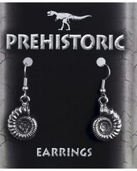 Ammonite, earrings