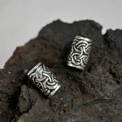 SILVER SLAVIC GOMB, bead, silver 925