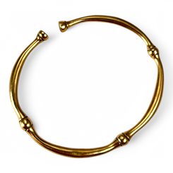 Bracelet celtique, culture La Tene, bronze