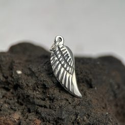 ANGEL WING, silver amulet, Ag 925