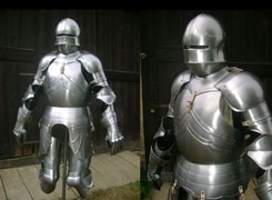 HALF SUIT OF ARMOUR, fully functional