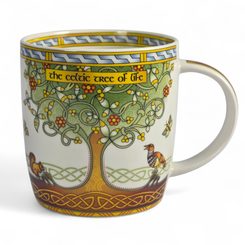 Porcelain Celtic mug, Tree of Life