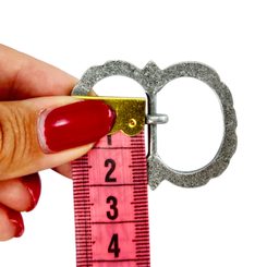 Gothic Buckle for belts and straps, zinc, ant. silver