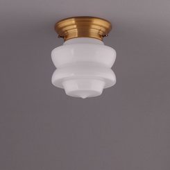 SMALL TOP, Ceiling Lamp, brass angular fixture