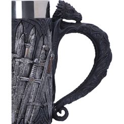 Medieval Sword Dragon Tankard Gothic Fantasy Mug