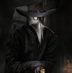 Plague Doctor, Leather Mask