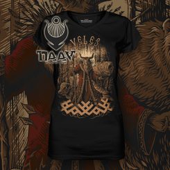 VELES, Slavic God, women's T-Shirt colored