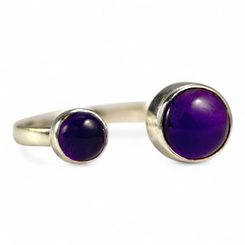 LOMOND, ring, amethyst silver 925/1000