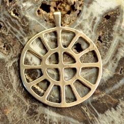 Roue solaire - Taranis Wheel, Hallstatt, réplique de bronze