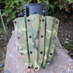 TACTICAL SHEATH Multicam for 3 Top Dog knives