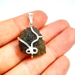 AIDA, silver pendant, yellow gold Ag 925