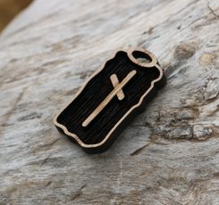 MANNAZ - Rune - Futhark, Wood