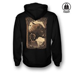 SANGLIER - sweat à capuche