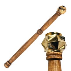 BULAWA, bronze mace with wooden shaft