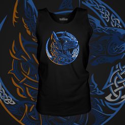 FENRIR, VIKING WOLF, men's Tank Top