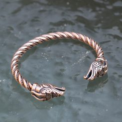 Dragon Celtique, bracelet, bronze