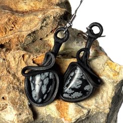 OBSIDIAN - fantasy pendant