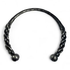 CUBIC, hand forged torc