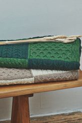 Plaid Ceide de Foxford en cachemire et laine d'agneau, Irlande