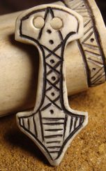 THOR HAMMER, deer antler