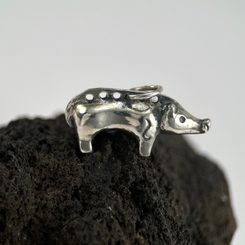 COLLACH, Celtic Boar, sterling silver bracelet