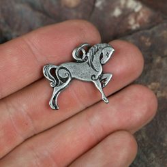 CENTURION, casque romain, pendentif en zinc