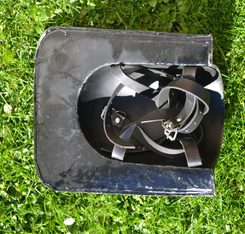 Spartan Helmet, pendant, silver