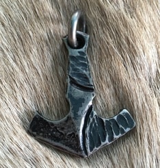 HALVOR, Thor's hammer, forged pendant
