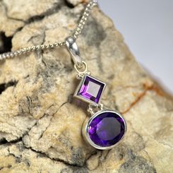 SHAMROCK, Ring, Amethyst, Silber 925