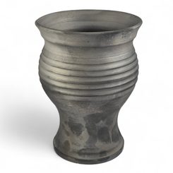 Medieval goblet, smoked ceramics