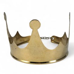 Couronne royale en laiton