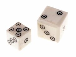 Leather cup for dice with lid