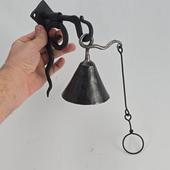 Karpfen, geschmiedeter Bieröffner für Angler