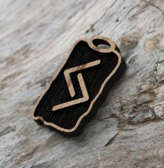 ALGIZ, silver rune